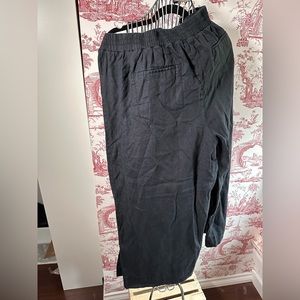 Plus size Wide leg linen pants